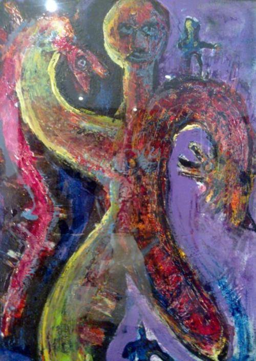 Neil Joffe - Abstract art at its best! - Dancing snake - Reduced price, what a steal!!